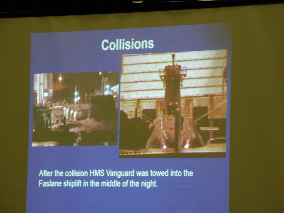 Photo of nuclear sub collision.